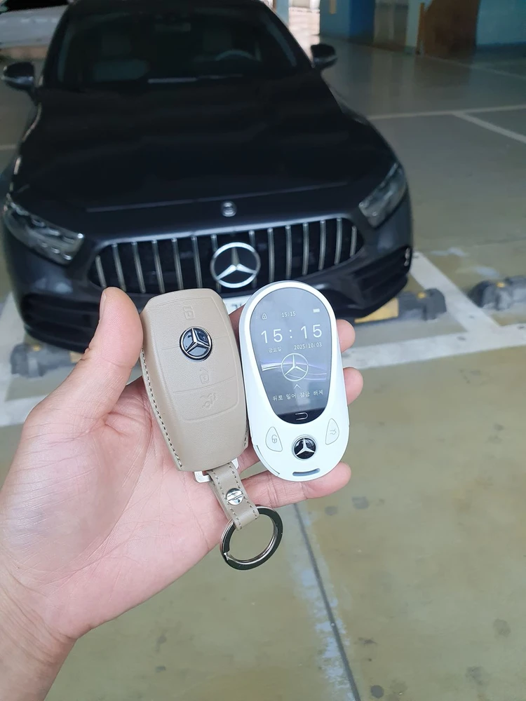 벤츠 CLS300d(2020) 기존 스마트키 → 최신형 디스플레이키로 컨버전 이미지