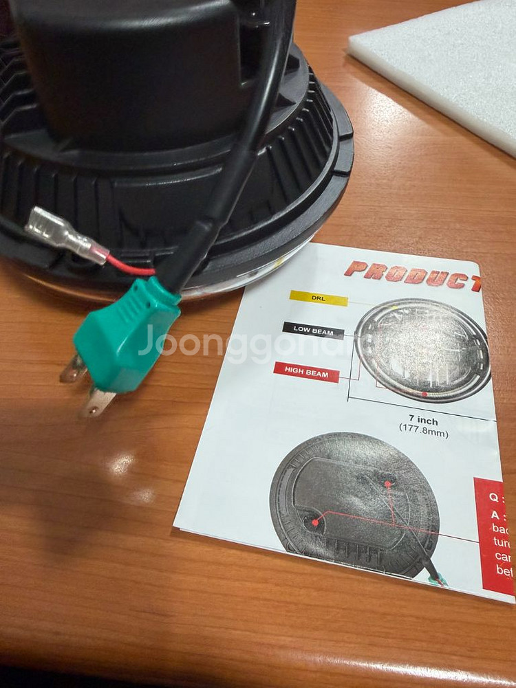 7인치 LED 헤드라이트 Jeep Wrangler JK 용--4