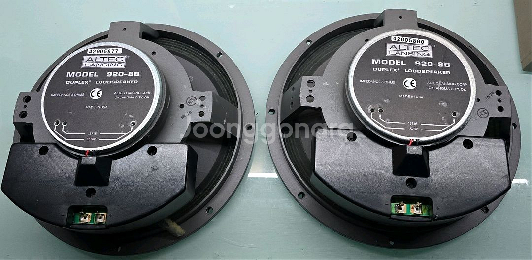 빈티지 12인치 알텍 920-8B 동축 스피커--9