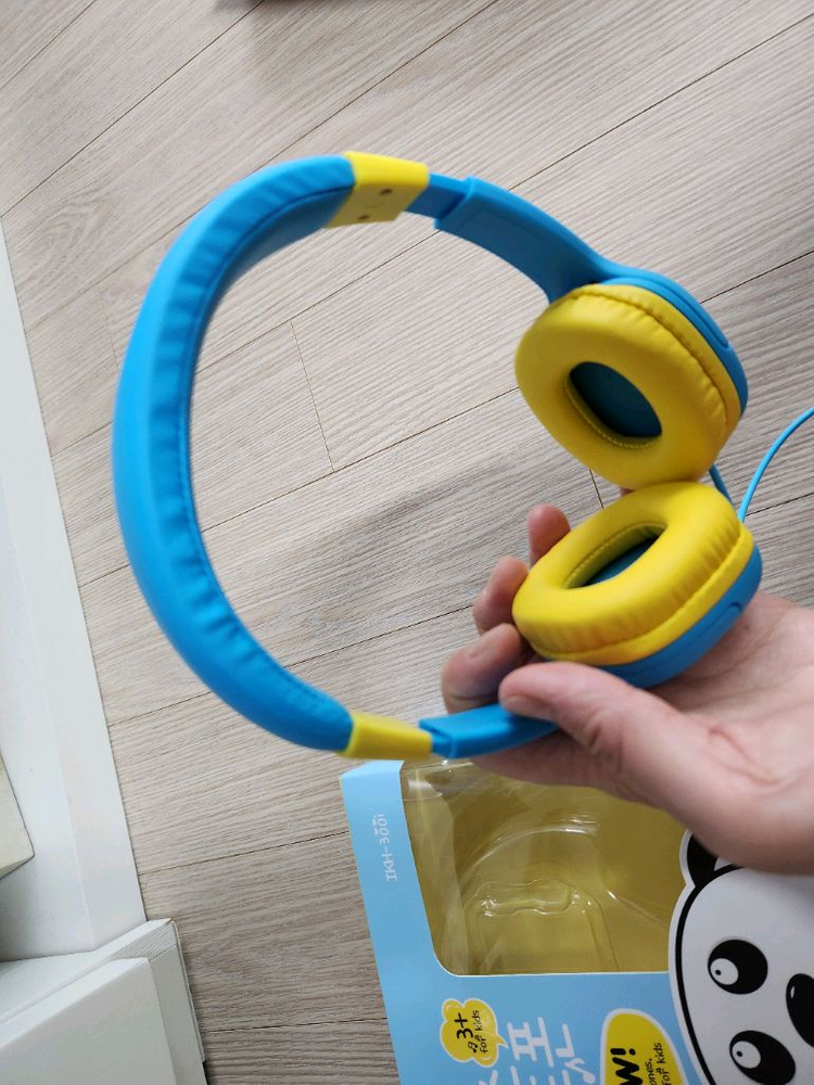 아이리버 청력보호 키즈 헤드셋 헤드폰--2