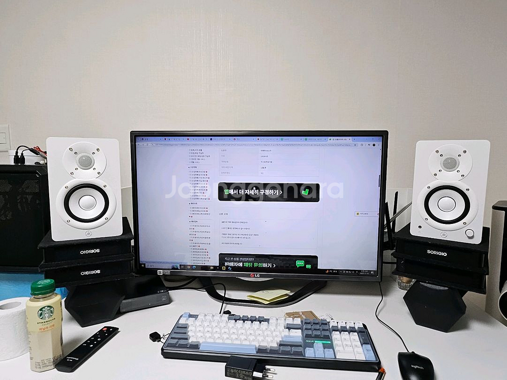 [거래유도x]야마하 hs4 스피커--0