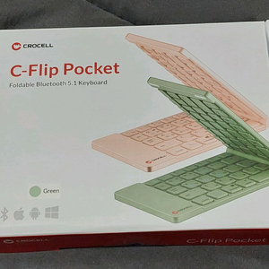 크로셀 접이식 블루투스 키보드 C-Flip pocket