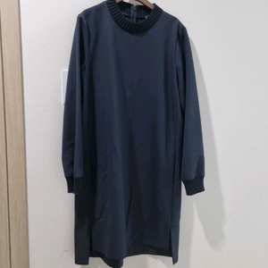 COS 코스 니트넥 원피스 네이비 새상품