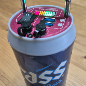 캠핑 갬성 맥주캔 파워뱅크 맥뱅(12.6V 12.6A)