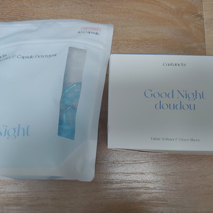 캐스터네츠 굿나잇두두 캡슐세제 + 건조기시트 섬유유연제