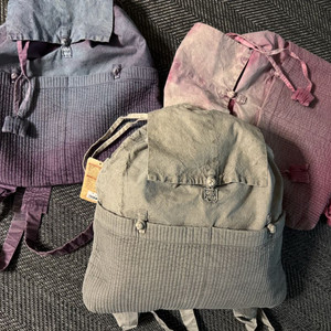 생활한복 누비 덧뎀 배낭 바랑 3개 일괄판매 새상품