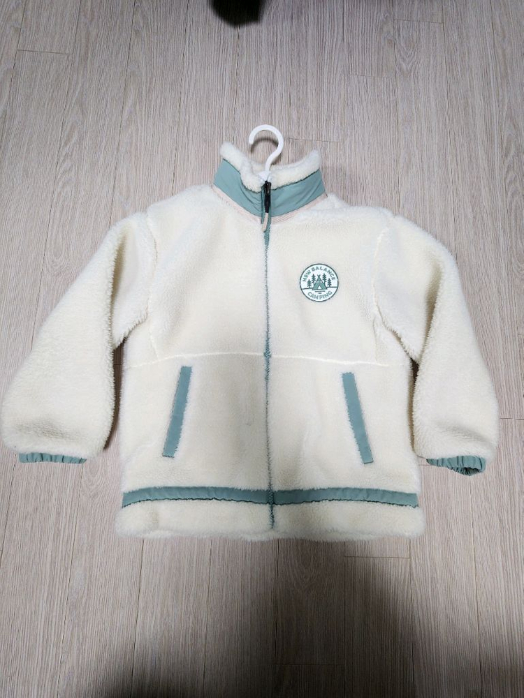 뉴발란스 키즈 덤블집업 아동 플리스 자켓 130사이즈--1