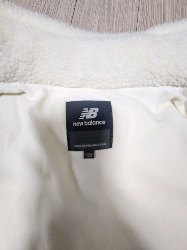 뉴발란스 키즈 덤블집업 아동 플리스 자켓 130사이즈--3