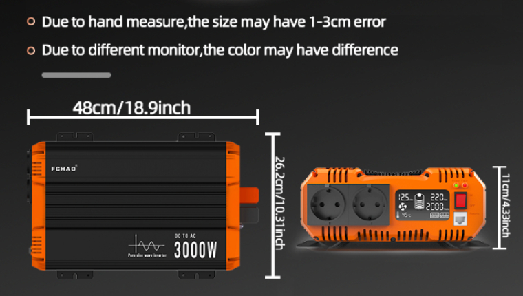 정현파인버터 12V 2000W,2500W (FCHAO) 이미지