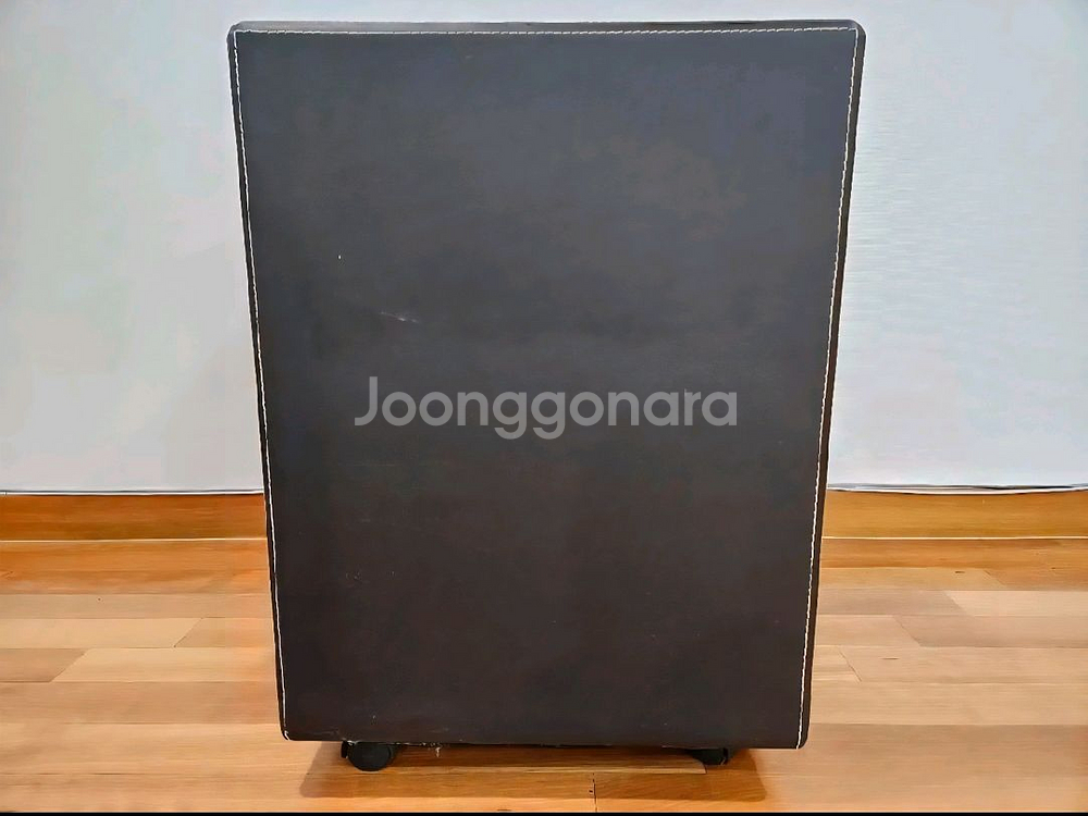 [진짜 가죽] 가죽 3단 서랍장--2