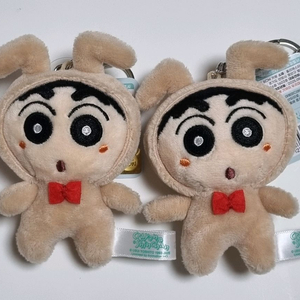 짱구는 못말려 짱구 유리토끼 코스튬 키링 인형