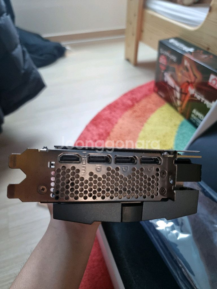 msi 3070ti 슈프림x 그래픽카드 팝니다--4