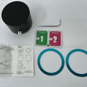 이하니 스위치형 진공흡착 마그네틱 맥세이프 차량용 스마트폰 접이식 거치대