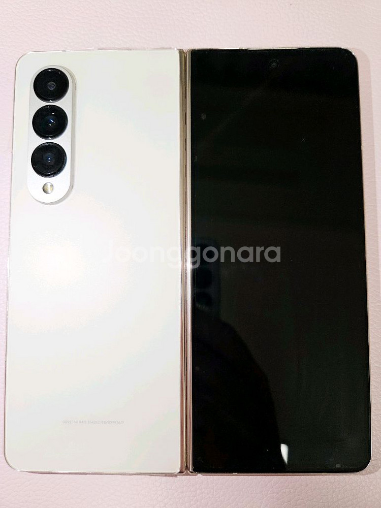 SKT 갤럭시 Fold4 512GB 베이지 (액정.테두리 신품)--3