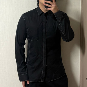 정품 캘빈클라인 CK 블랙 스티치 셔츠