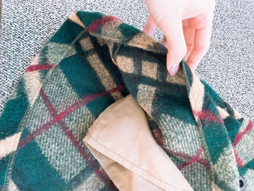 (26인치)버버리블루라벨여자겨울울체크플레어미니스커트 이미지
