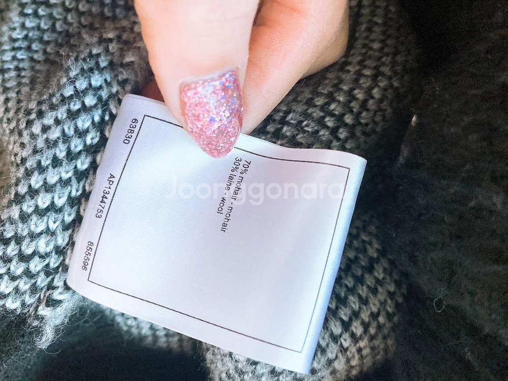 (S)샤넬여자루즈핏모헤어멀티로고울가디건--5