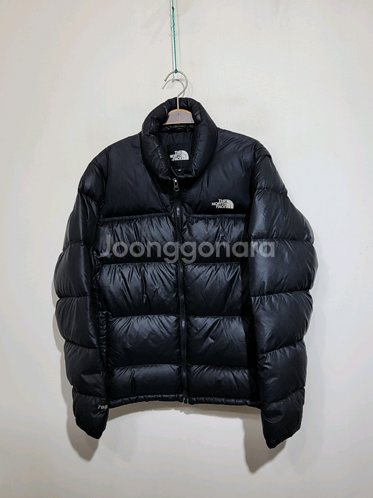(XL) 노스페이스 눕시패딩 점퍼 블랙 거위털 700 구스다운 자켓--0