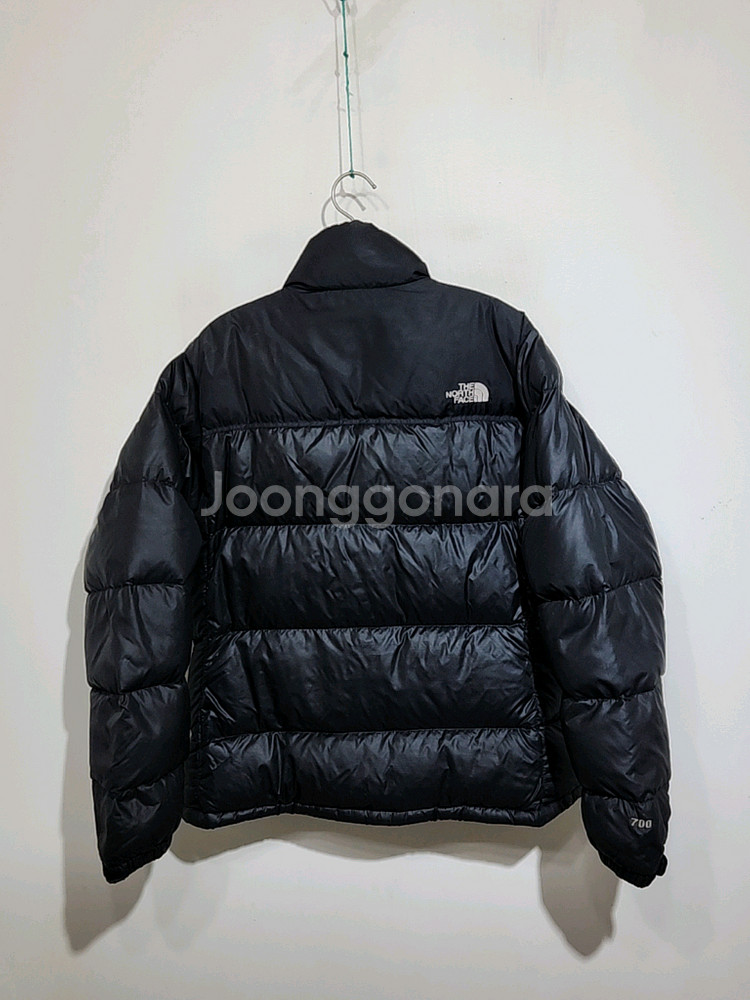 (XL) 노스페이스 눕시패딩 점퍼 블랙 거위털 700 구스다운 자켓--6