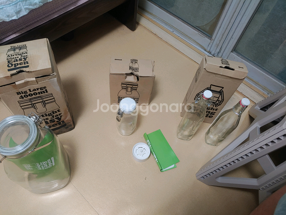 실리쿡 유리병 팝니다 부산 해운대--1