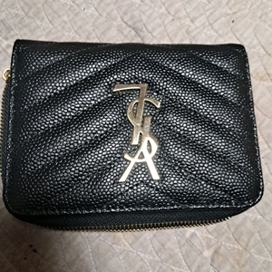 생로랑 YSL 로고 레더 지갑