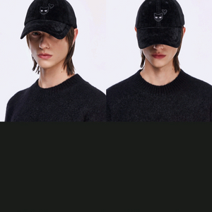 [24ss/정품] 지제로 러브펜서 벨벳 볼캡 블랙