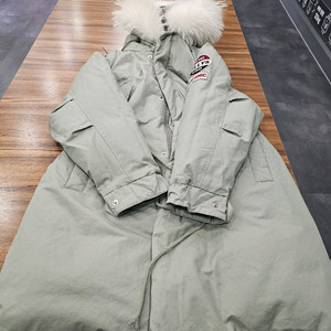 지프 야상 롱패딩 이미지