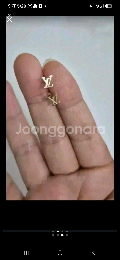 14k 골드 귀걸이--2