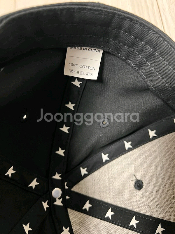 [정품] 골든구스 데모스 스타 볼캡 블랙 / 24년 롯데온 직구 · 1회착용 SS급--3