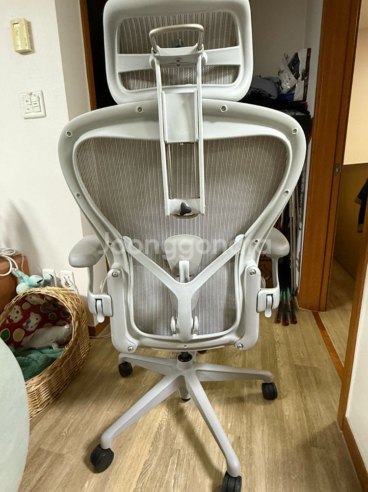 허먼밀러 뉴에어론 풀펑션 미네랄 국내 정발품--3