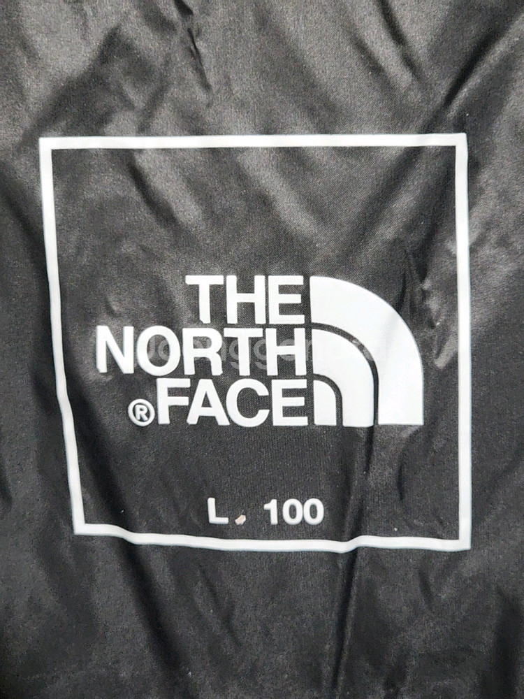 (L) 노스페이스 거위털 패딩점퍼 블랙 구스다운 후드자켓--2