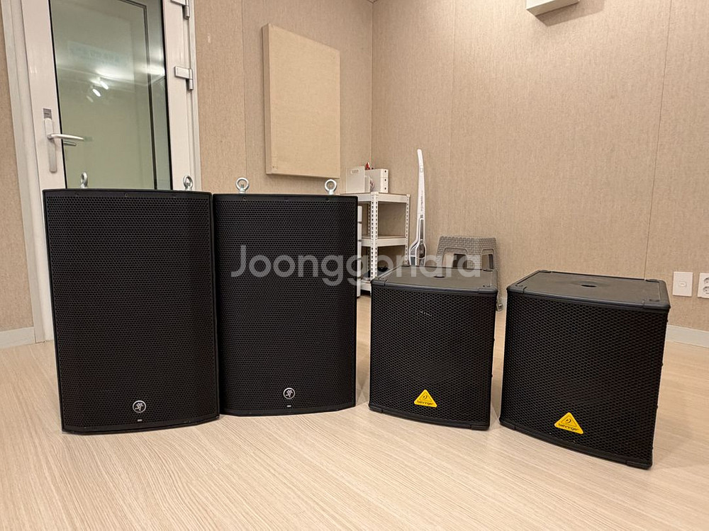 텀프 스피커1조+베링거 우퍼1조 일괄판매--0