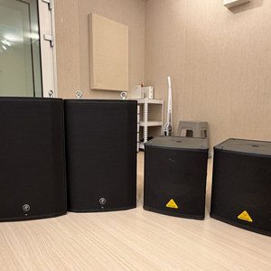 텀프 스피커1조+베링거 우퍼1조 일괄판매