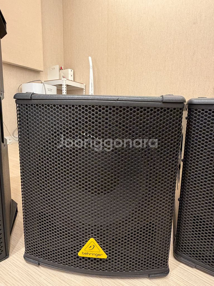 텀프 스피커1조+베링거 우퍼1조 일괄판매--4