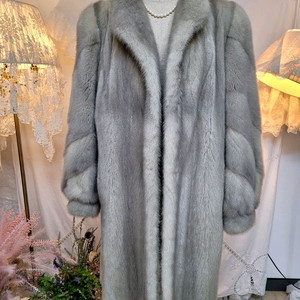 밍크 롱코트