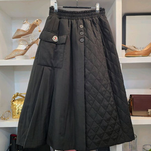세일 이태리 수입 패딩 랩 치마바지