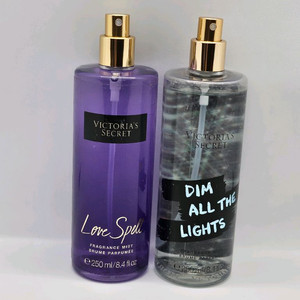 2종일괄~빅토리아시크릿 (러브스펠+딤올더라이츠) 바디미스트250ml