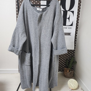 겨울용 오버핏 도톰 롱가디건