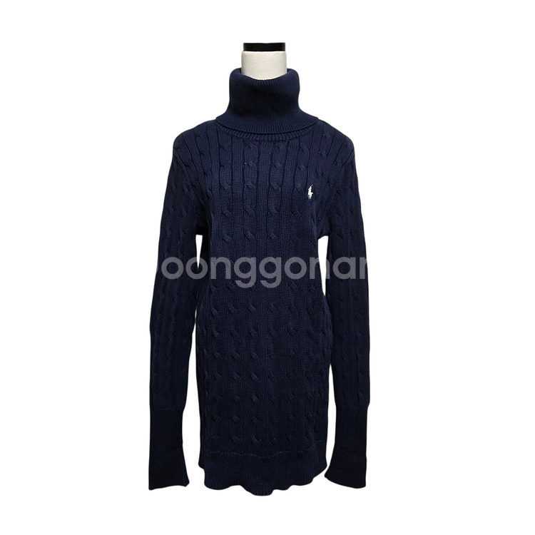 폴로랄프로렌 스포츠 코튼 폴라 롱 니트 / 여성 니트--0