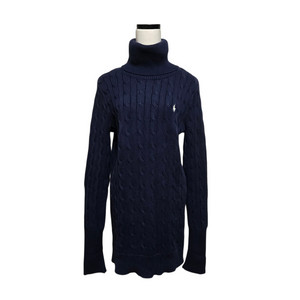 폴로랄프로렌 스포츠 코튼 폴라 롱 니트 / 여성 니트