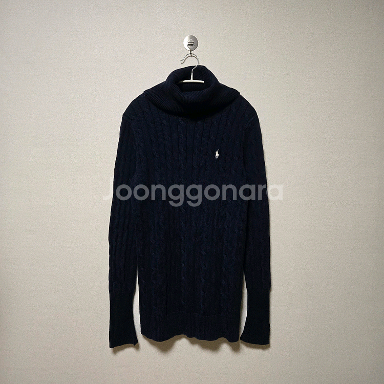 폴로랄프로렌 스포츠 코튼 폴라 롱 니트 / 여성 니트--2