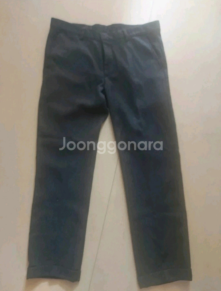 남자 바지 팬츠 남성 날씬한분 9부 슬림핏--0