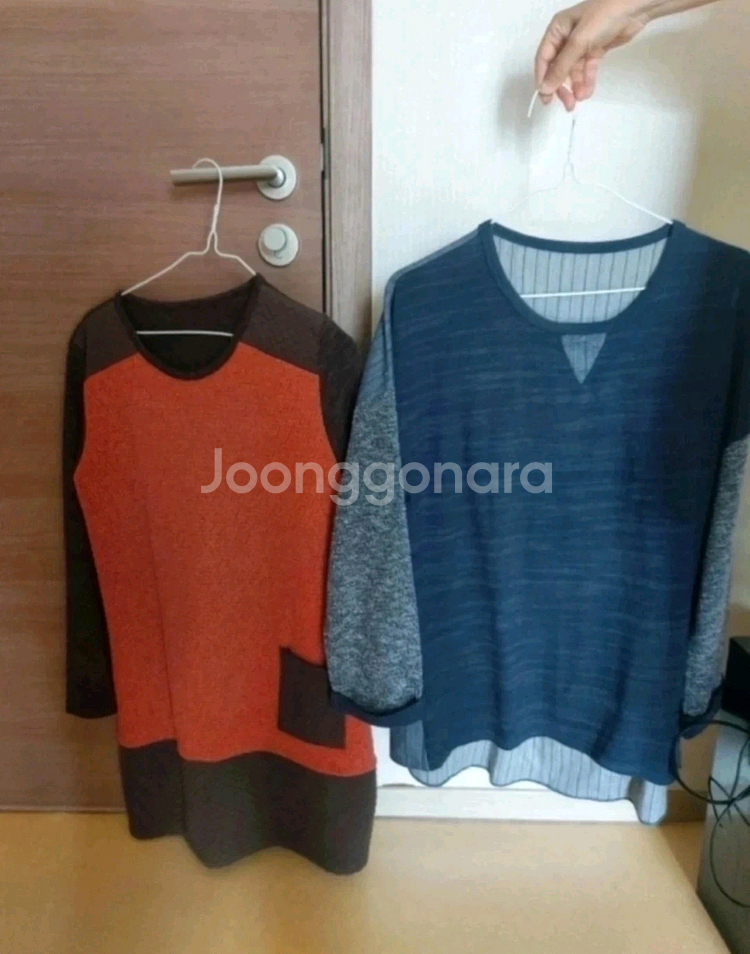 여성 여자 니트 티셔츠 3개 일괄--0