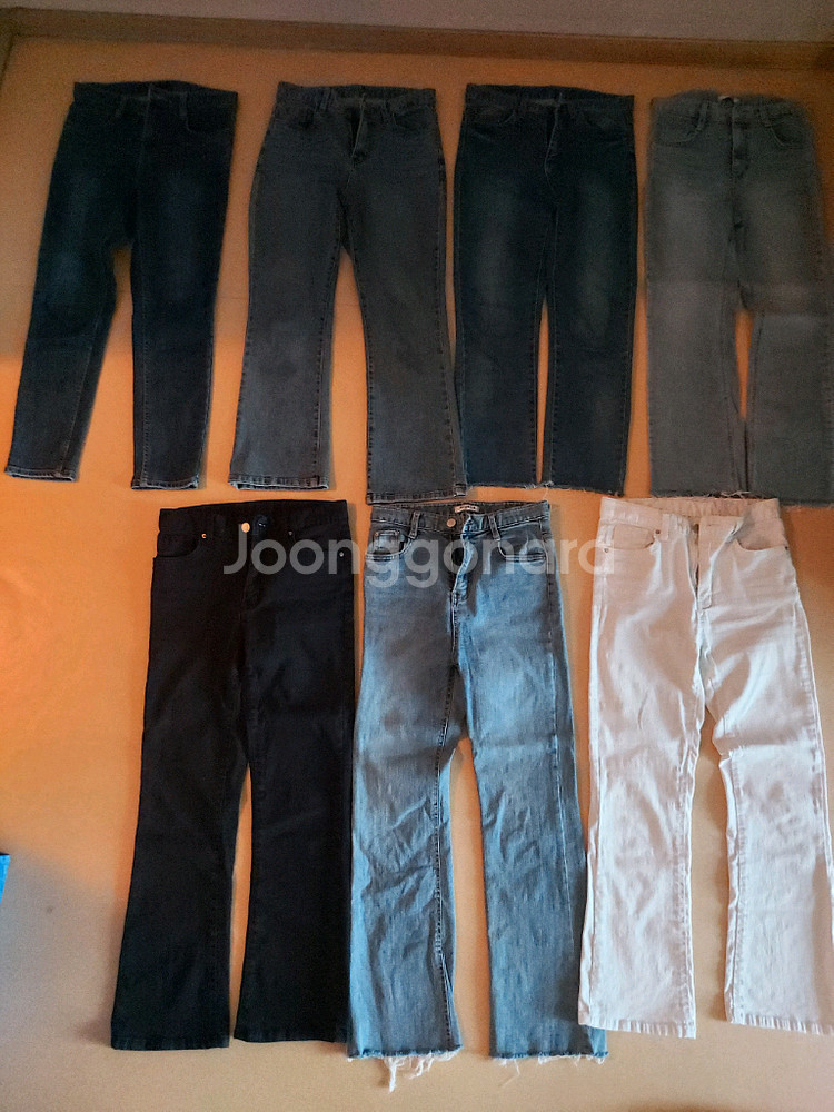 여성 여자 청바지 청소년 학생 44사이즈 마르신 분 개당--0