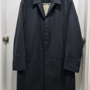 남성 시스템옴므 트렌치 코트 네이비