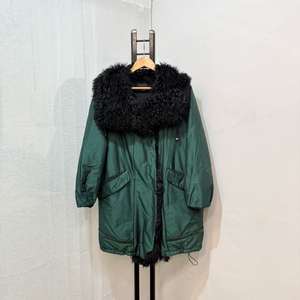 (66/무배)시스막스 광택 토끼털 자켓 점퍼 코트 3946