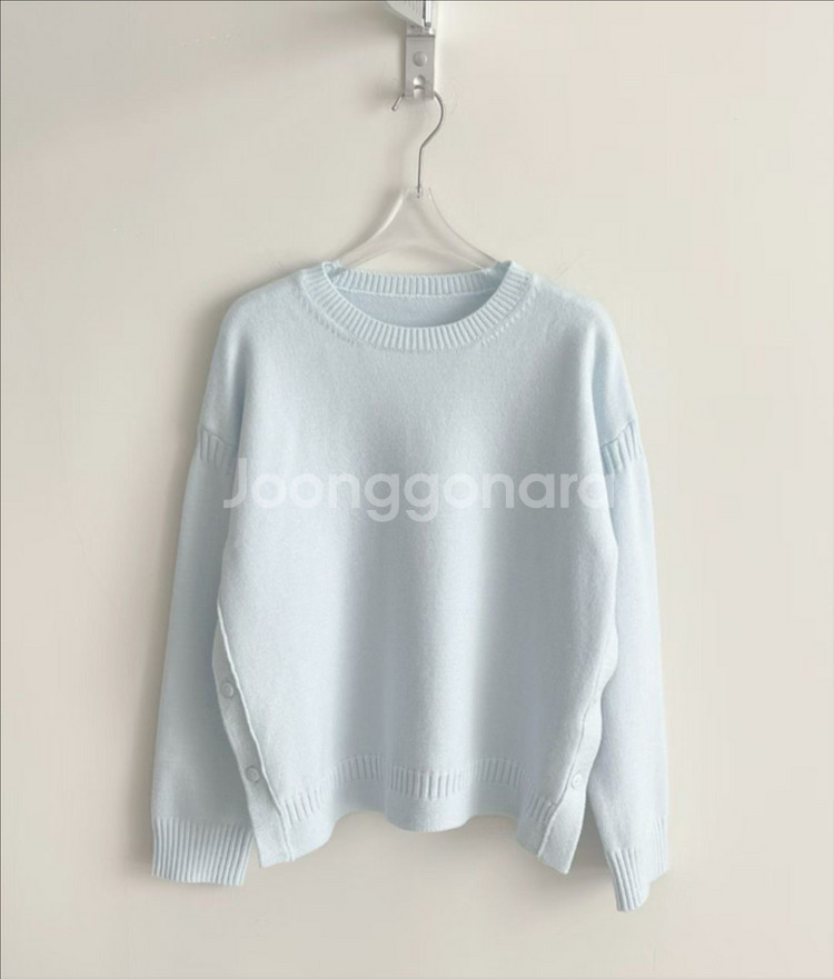 LATT니트 하늘색--2