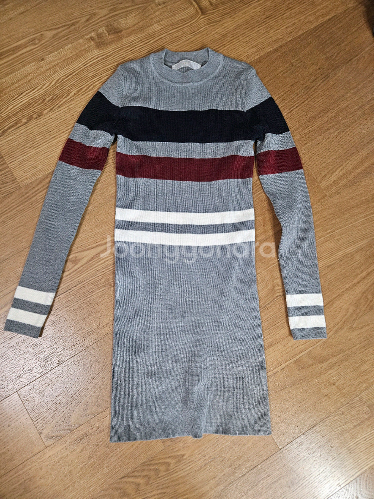 니트 미니 원피스(핏됨)--0