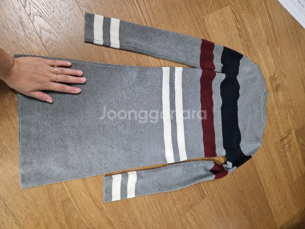 니트 미니 원피스(핏됨)--2