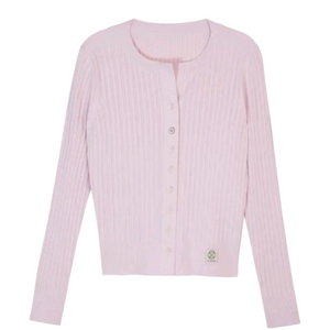 앳코너 새상품/ 니트 여성 가디건 /라이트 핑크 M/정가14만